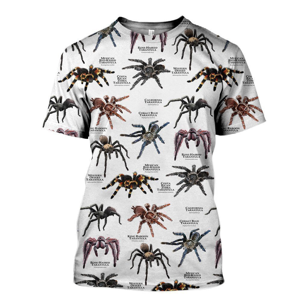 3D All Over Printed Tarantulas of the World Shirts - Amaze Style�?�