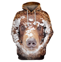 3D All Over Print Bear Hoodie - Amaze Style�?�