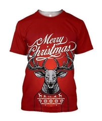 3D All Over Printed Deer Christmas Shirts Special - Amaze Style�?�