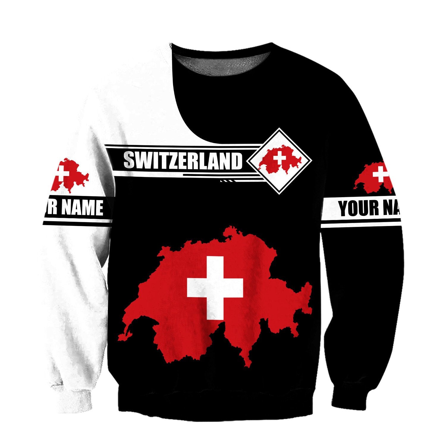 Switzerland Hoodie 3D All Over Printed Unisex Hoodie - Amaze Style�?�