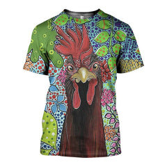 3D All Over Printed Chicken Art Shirts and Shorts - Amaze Style�?�