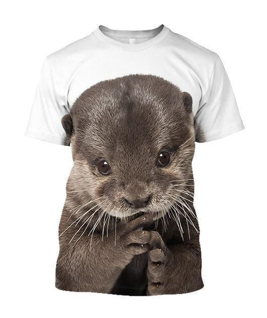 3D All Over Printed Otter Tops - Amaze Style�?�