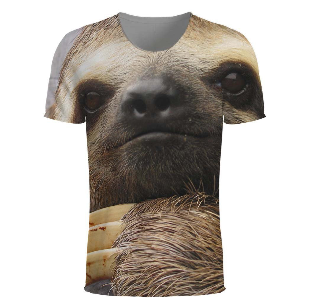 3D All Over Print Sloth Face Shirt - Amaze Style�?�