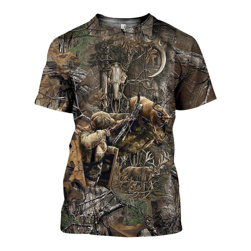 3D All Over Printed Bowhunting Deer Shirts - Amaze Style�?�