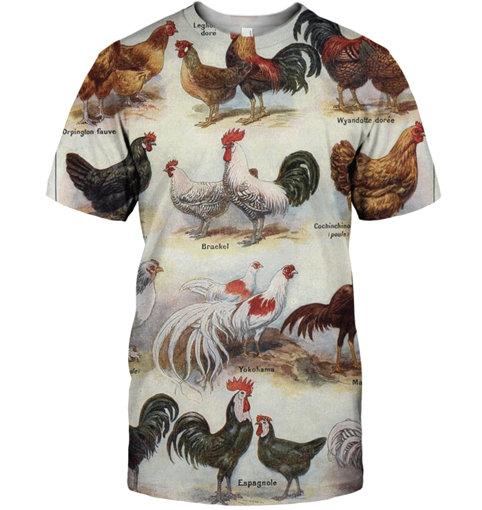 3D All Over Print Chicken Collector Shirt - Amaze Style�?�