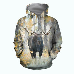 3D All Over Printed Moose Hunting Art Shirts - Amaze Style�?�