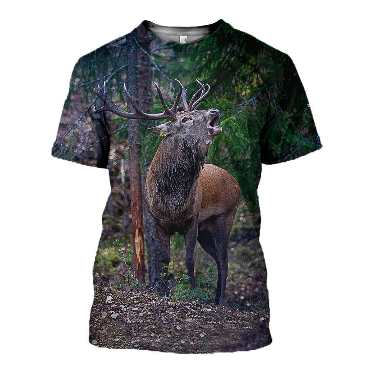 3D All Over Printed Deer T-shirt Hoodie - Amaze Style�?�