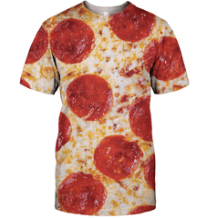 3D All Over Print Pizza Shirt - Amaze Style�?�