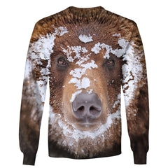 3D All Over Print Bear Hoodie - Amaze Style�?�