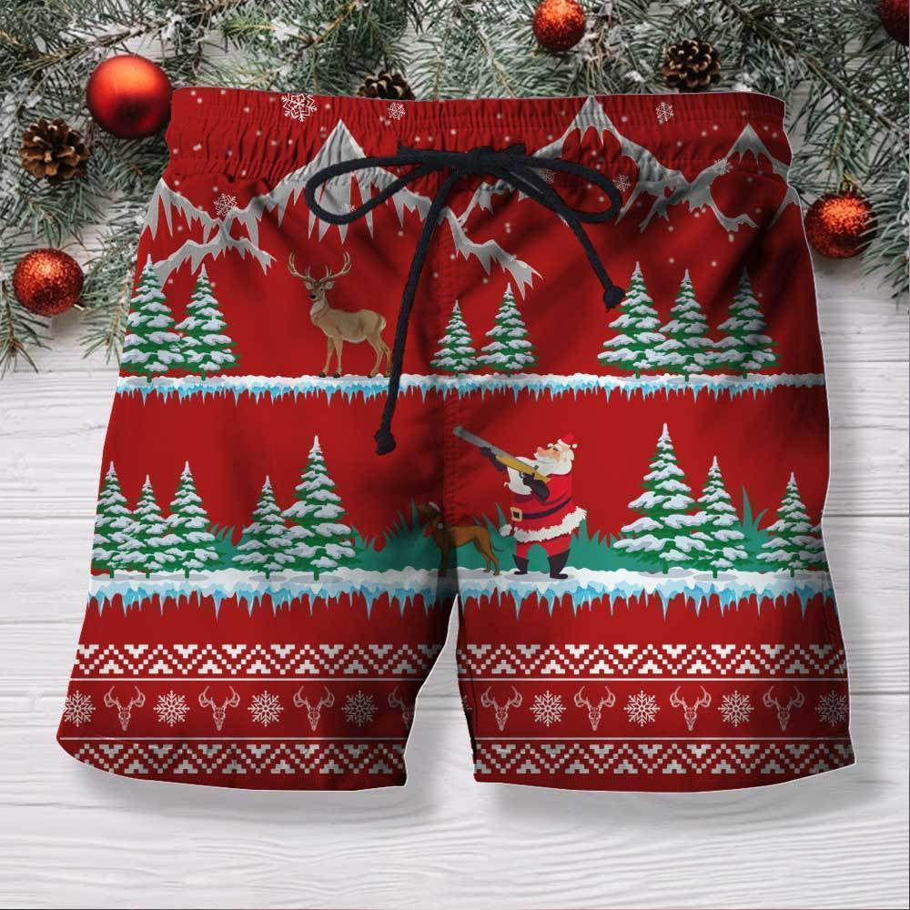 3D All Over Printed Deer Hunting Shirts and Shorts Red - Amaze Style�?�