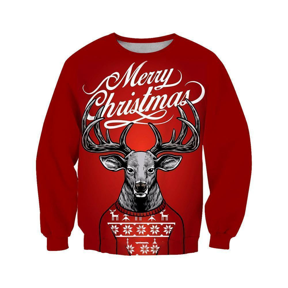 3D All Over Printed Deer Christmas Shirts Special - Amaze Style�?�