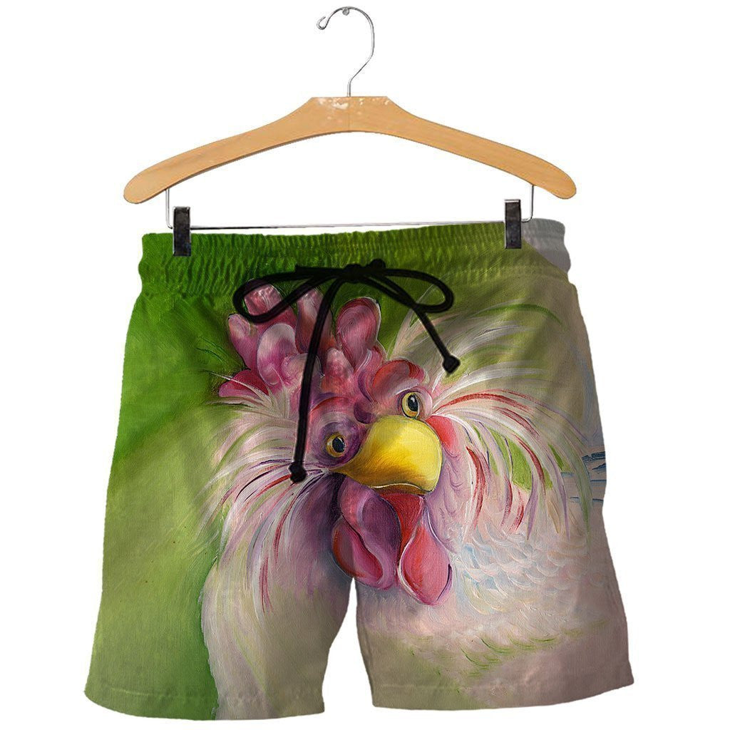 3D All Over Printed Chicken Art Shirts and Shorts 1 - Amaze Style�?�