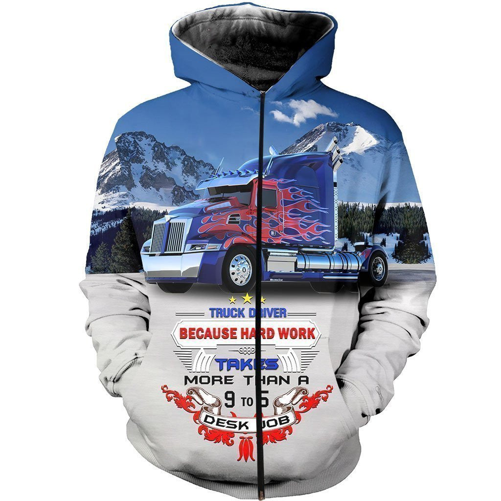 3D All Over Printed Truck Driver 9 to 5 Driver Shirts and Shorts - Amaze Style�?�