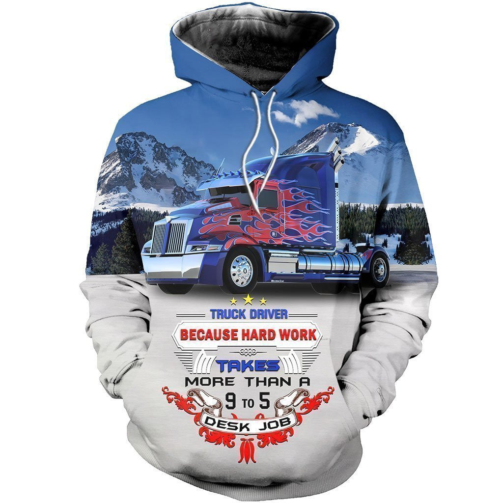 3D All Over Printed Truck Driver 9 to 5 Driver Shirts and Shorts - Amaze Style�?�