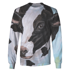 3D All Over Print Cow Painting Hoodie - Amaze Style�?�