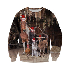 3D All Over Printed Christmas Family Farm Shirt - Amaze Style�?�