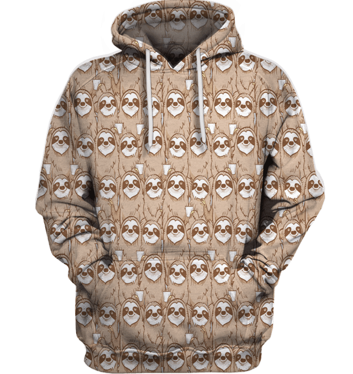 3D All Over Print Funny Sloth Face Shirt - Amaze Style�?�