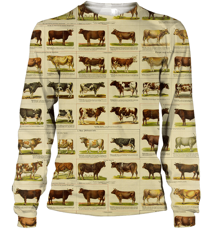 3D AOP Breeding Cows Hoodie - Amaze Style�?�