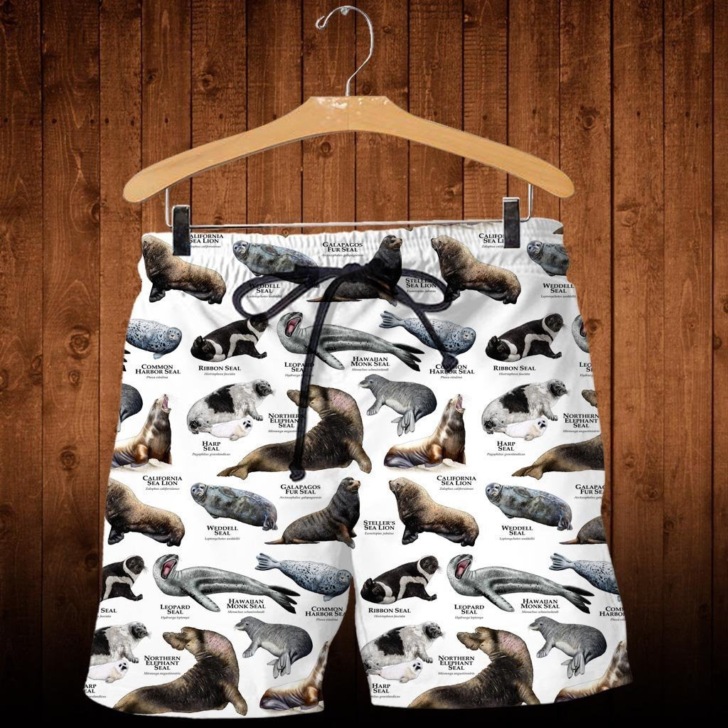 3D All Over Printed Seals and Sea Lions Of The World Shirts and Shorts - Amaze Style�?�