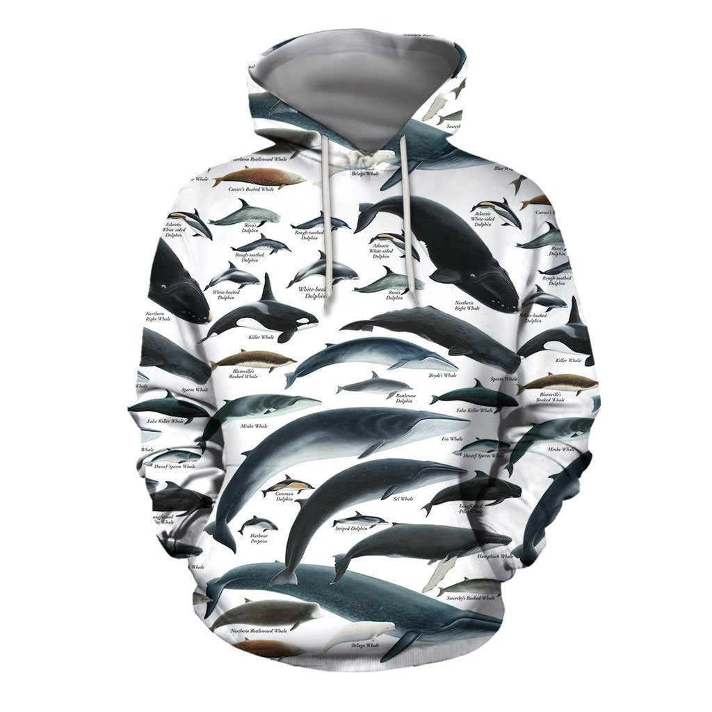 3D ALL OVER PRINTED WHALES DOLPHINS SHIRTS AND SHORTS - Amaze Style�?�