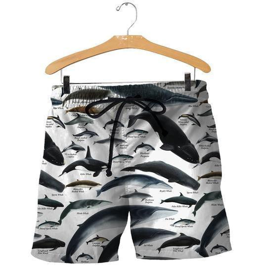 3D ALL OVER PRINTED WHALES DOLPHINS SHIRTS AND SHORTS - Amaze Style�?�