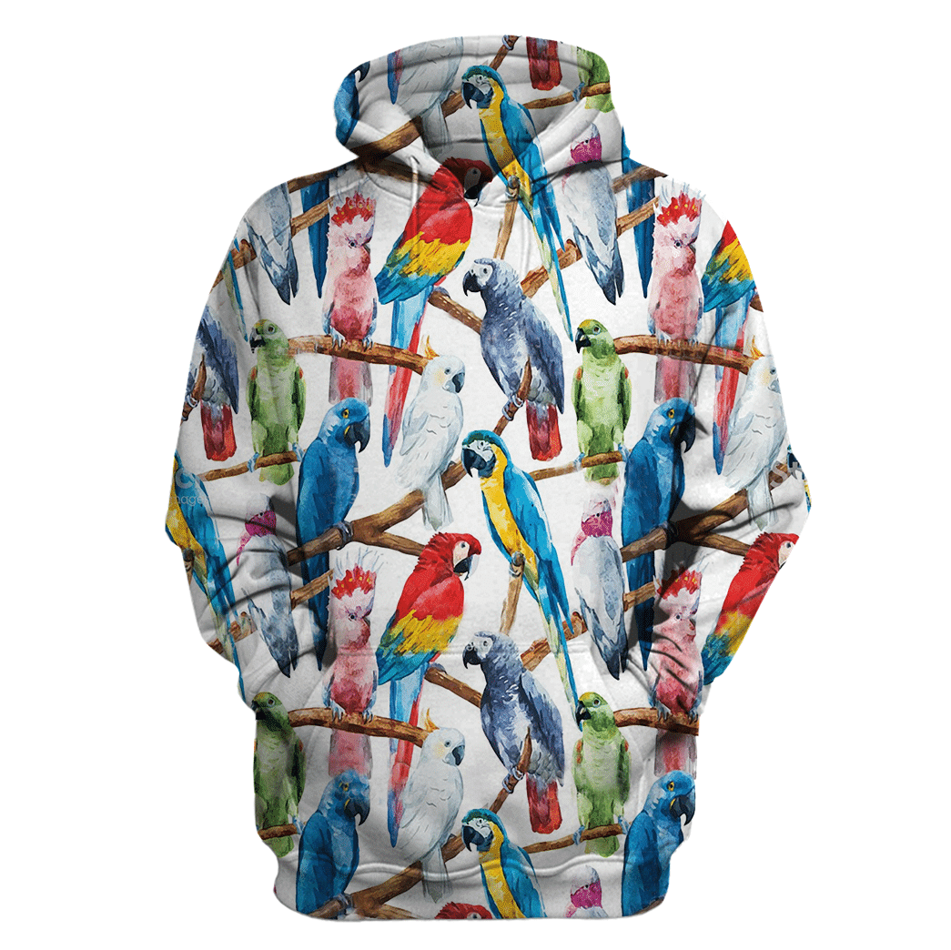 3D AOP Parrots Shirt - Amaze Style�?�-Apparel