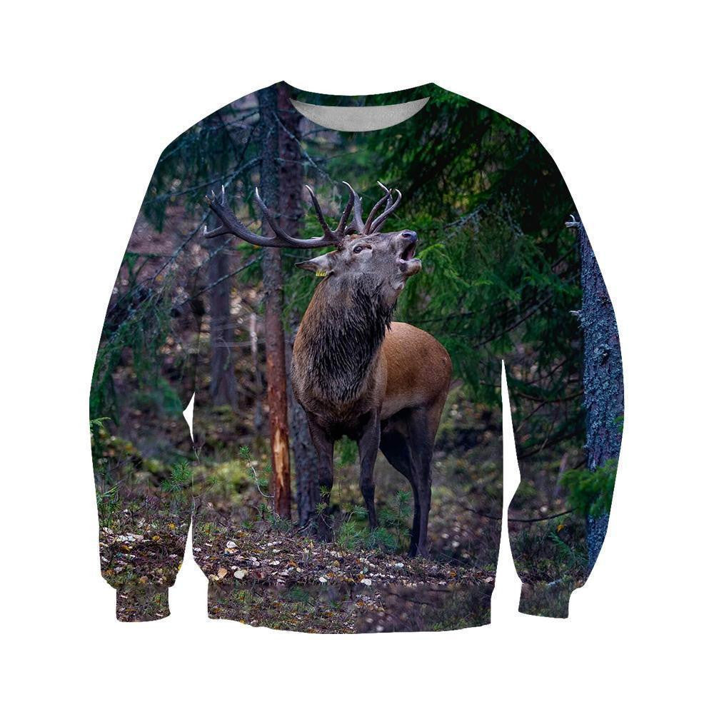 3D All Over Printed Deer T-shirt Hoodie - Amaze Style�?�