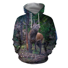 3D All Over Printed Deer T-shirt Hoodie - Amaze Style�?�