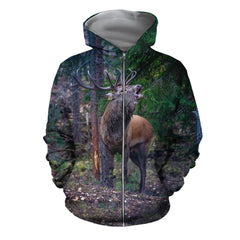 3D All Over Printed Deer T-shirt Hoodie - Amaze Style�?�