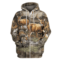 3D All Over Print Deer Hunting Shirt - Amaze Style�?�