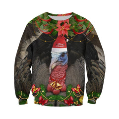 3D All Over Printed Turkey Christmas Shirts and Shorts - Amaze Style�?�