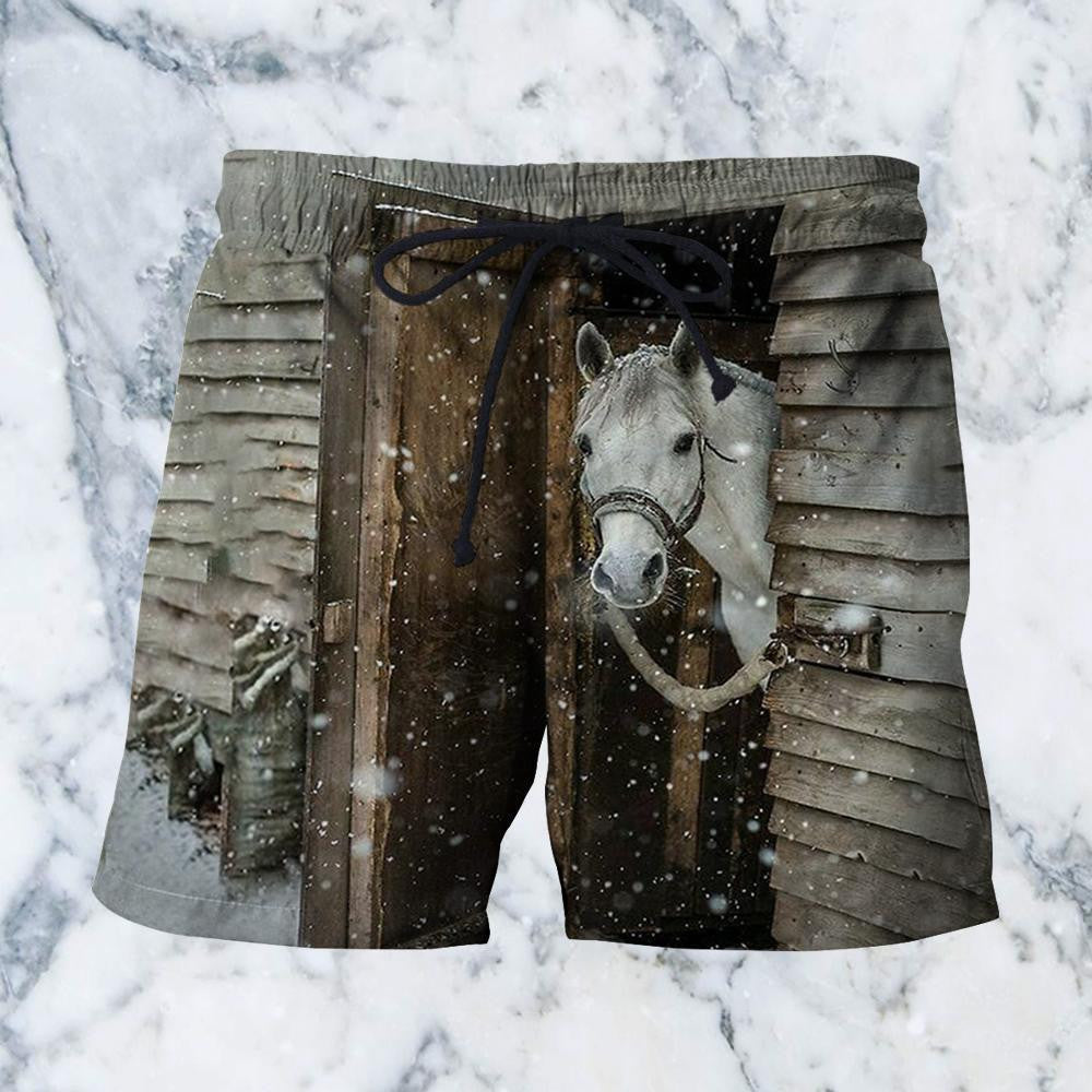 3D All Over Printed Horse Christmas Shirts and Shorts - Amaze Style�?�