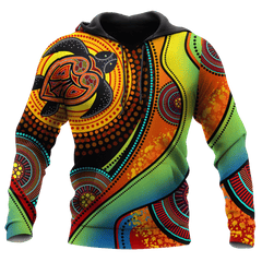 Aboriginal Green Turtles Australia Painting Art 3D design shirts - Amaze Style�?�