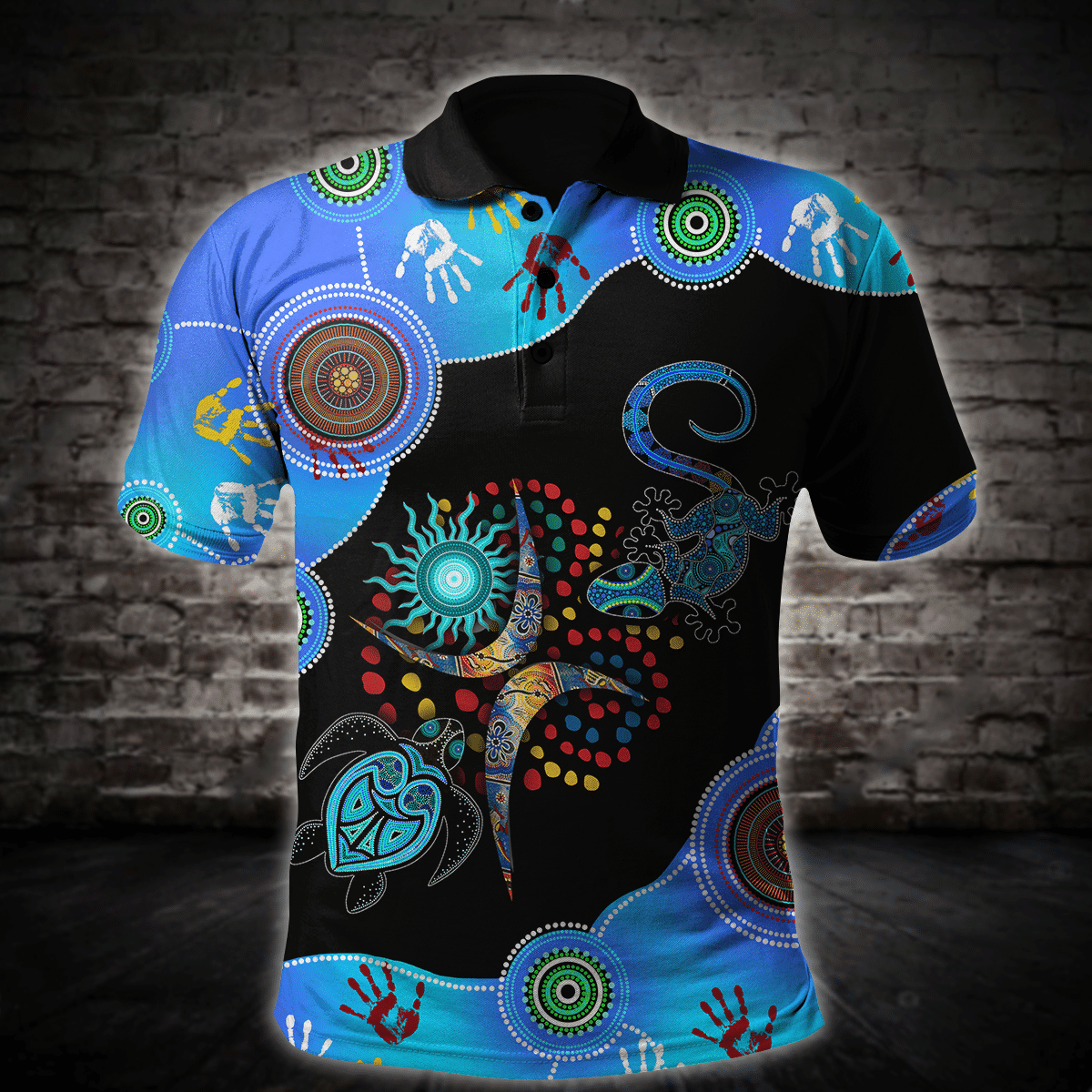 Aboriginal Naidoc Week 2021 Blue Turtle Lizard Baseball Shirt - Amaze Style�?�