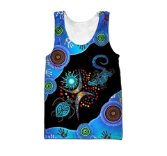 Aboriginal Naidoc Week 2021 Blue Turtle Lizard Baseball Shirt - Amaze Style�?�