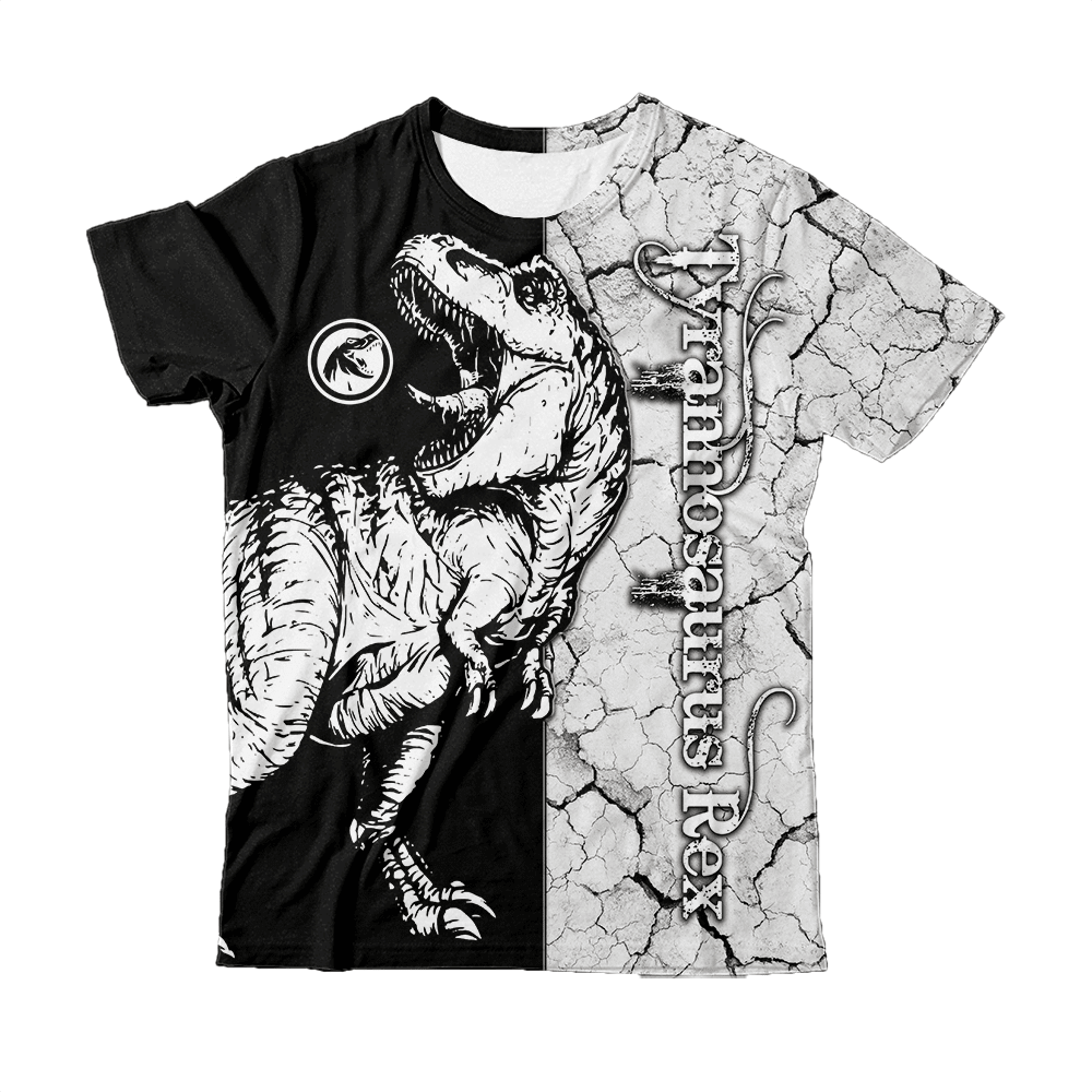 Tyrannosaurus Dinosaur 3D all over printed shirts for Kids - Amaze Style�?�-Apparel