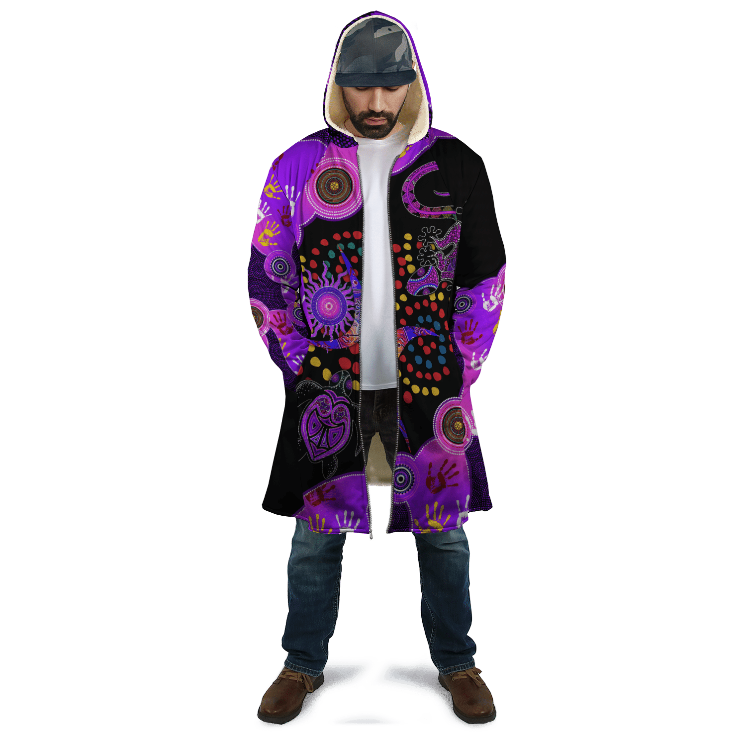 Aboriginal Naidoc Week 2021 Best Purple Turtle Lizard Cloak For Men And Women - Amaze Style�?�