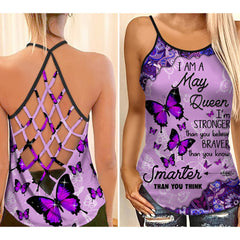 May girl Butterflies Combo Legging Camisole Tank - Amaze Style�?�