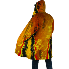 Aboriginal Rock Painting Hand Lizard Cloak shirts - Amaze Style�?�