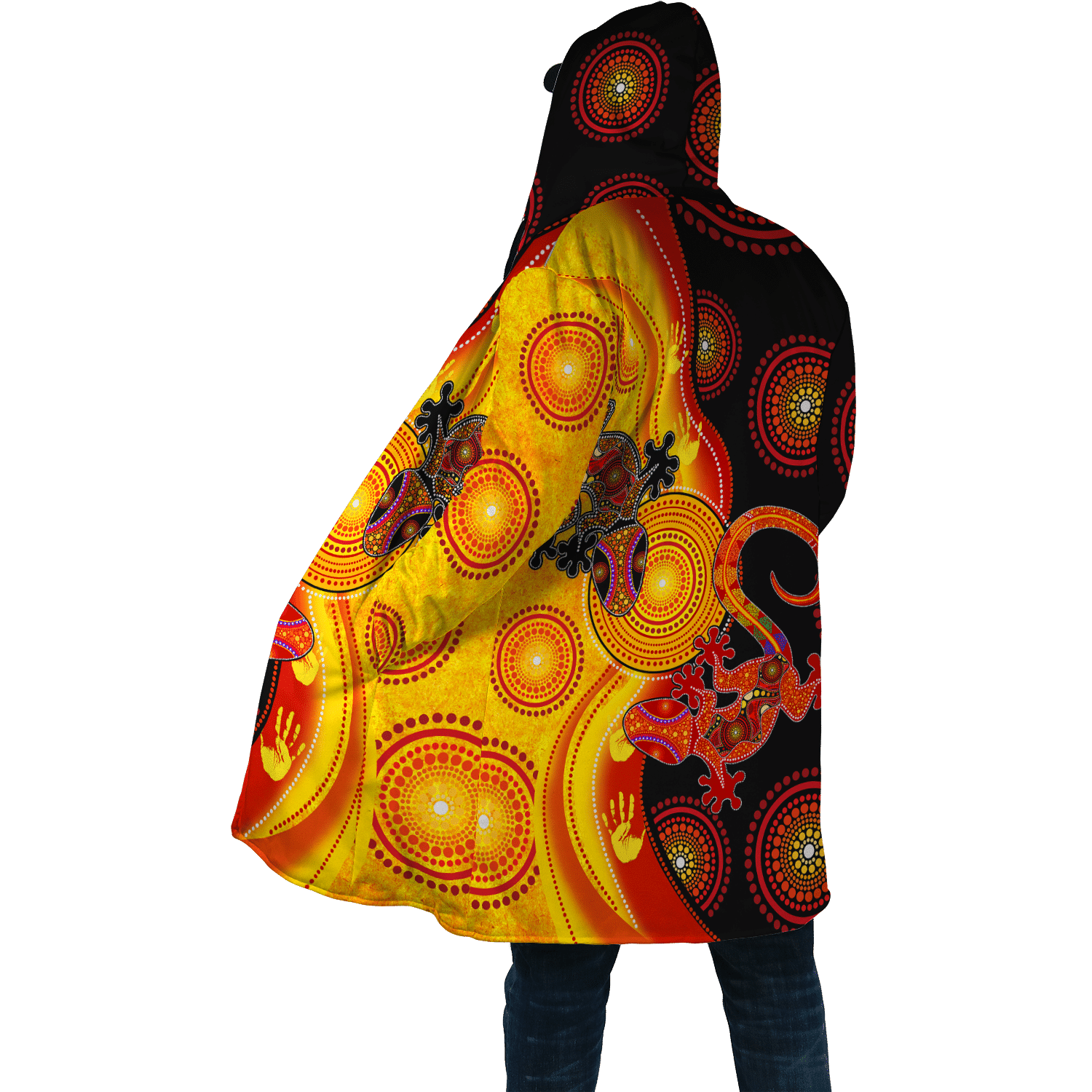 Aboriginal Lizards and the Sun Cloak For Men And Women - Amaze Style�?�