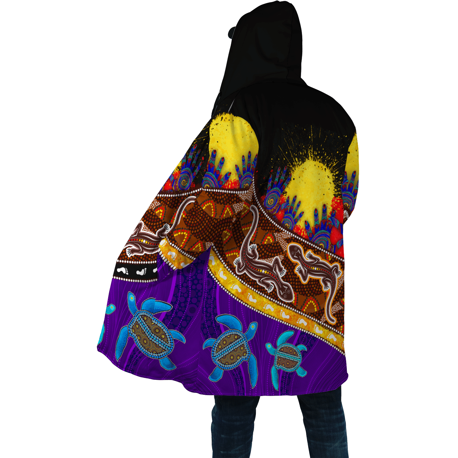 Aboriginal Culture Painting Art Colorful Cloak For Men And Women - Amaze Style�?�