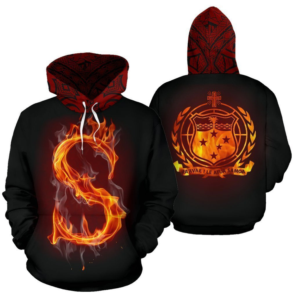 Samoa All Over Hoodie - Polynesian Fire Style HC2803 - Amaze Style�?�-Apparel