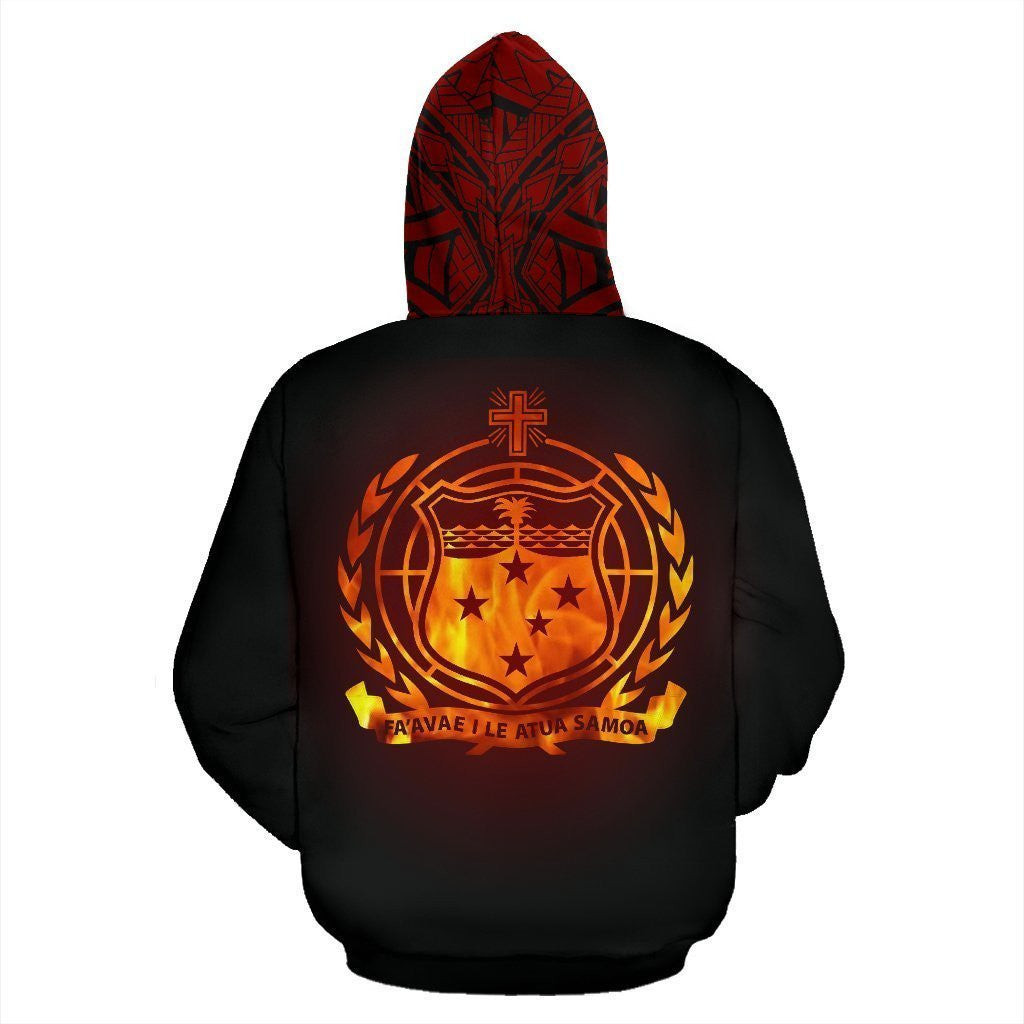 Samoa All Over Hoodie - Polynesian Fire Style HC2803 - Amaze Style�?�-Apparel