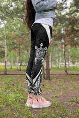 All Over Print Turtle Maori Tattoo Legging - Amaze Style�?�