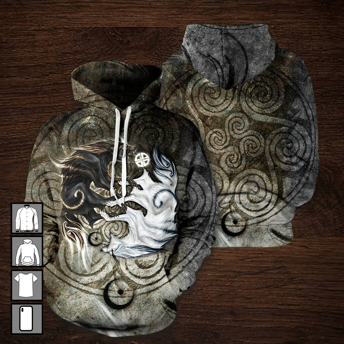 3D All Over Print Legend of Skoll Hoodie - Amaze Style�?�