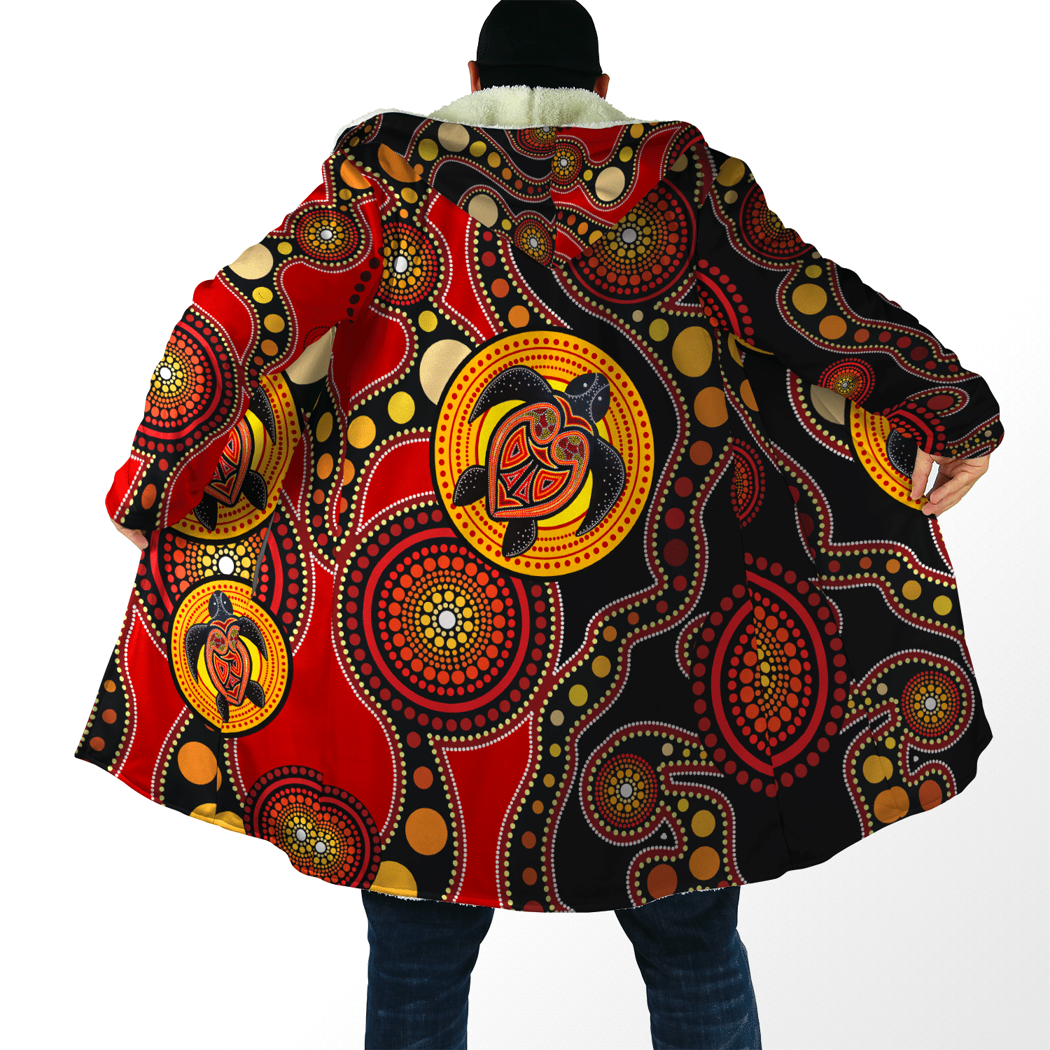 Aboriginal Turtles Australia Indigenous Cloak For Men And Women - Amaze Style�?�