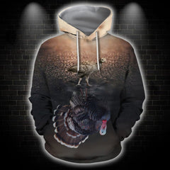 3D All Over Print Hunting Turkey Hoodie - Amaze Style�?�