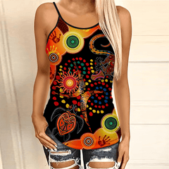 Aboriginal Naidoc Week 2021 Turtle Lizard Camisole Tanktop - Amaze Style�?�