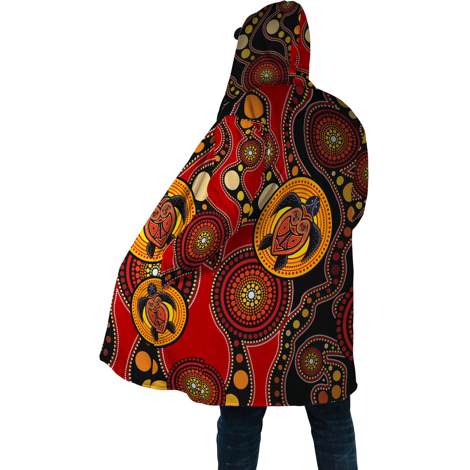 Aboriginal Turtles Australia Indigenous Cloak For Men And Women - Amaze Style�?�