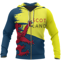 Scotland Lion Painting Pullover Hoodie - Amaze Style�?�-Apparel